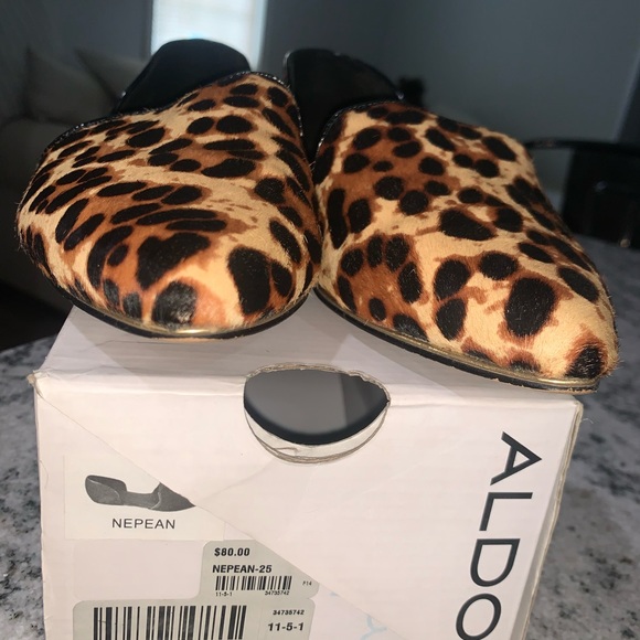 Aldo Cheetah Print Loafer Size 7 - Picture 4 of 4